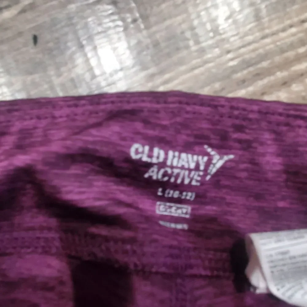 Girls Old Navy Leggings Size 10-12 Kids' Purple and Blue Tie-Dye Leggings 2 Pcs